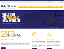 Tablet Screenshot of prismaelectrical.com